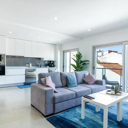 Апартаменты Terracos Do Mar - Rooftop Pool With Sea View Назаре